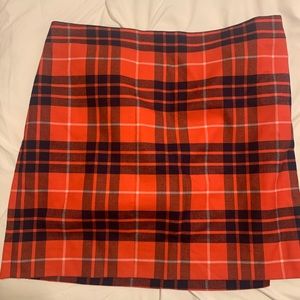 J. Crew Factory Plaid Mini Skirt - NWT